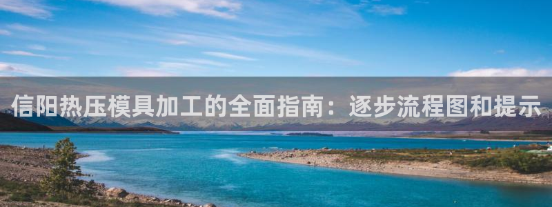 易倍达科技有限公司代运营：信阳热压模具加工的全面指南：逐